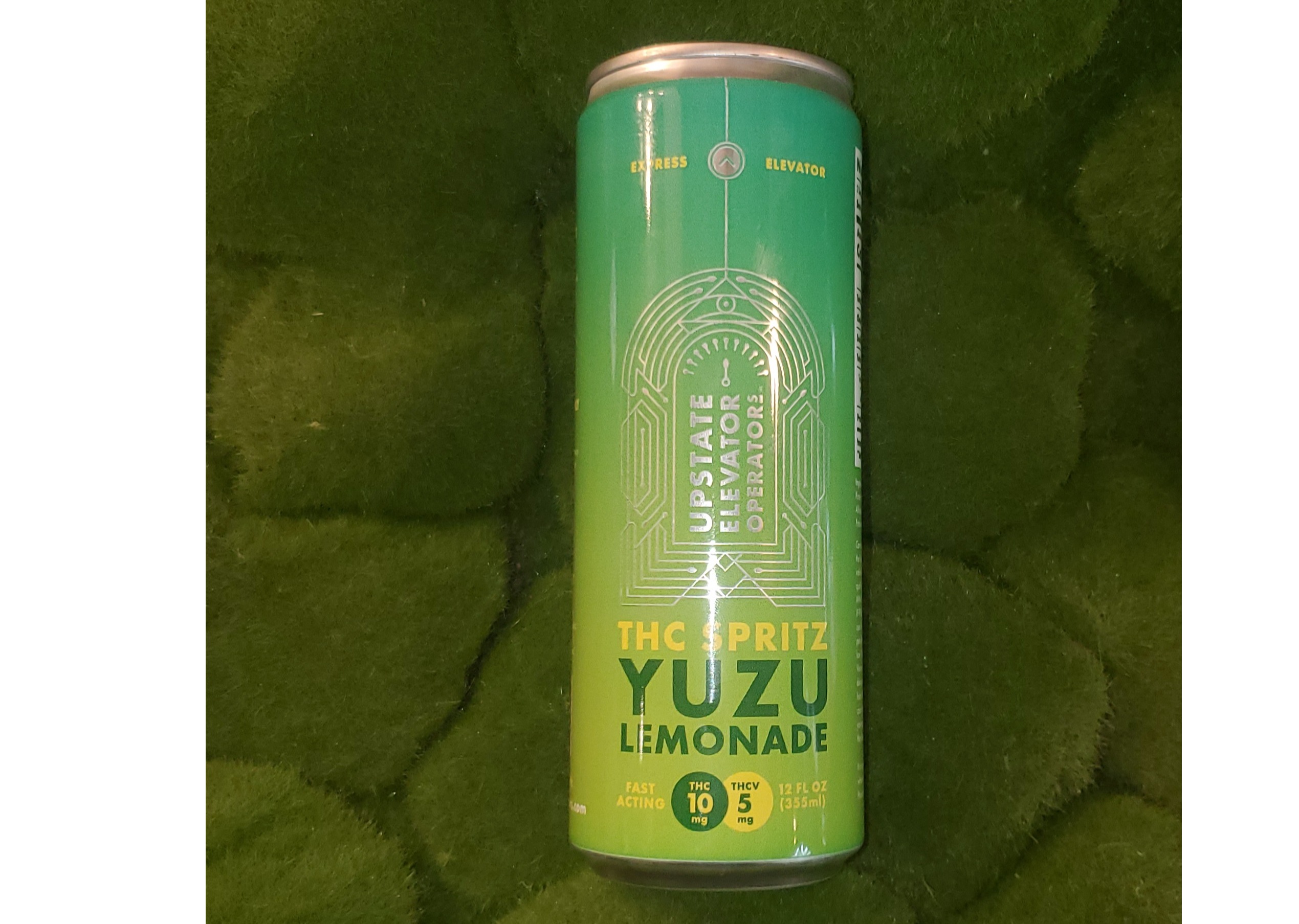 Photograph of product: 10mg Can | Yuzu Lemonade Spritz | Upstate Elevator Operators