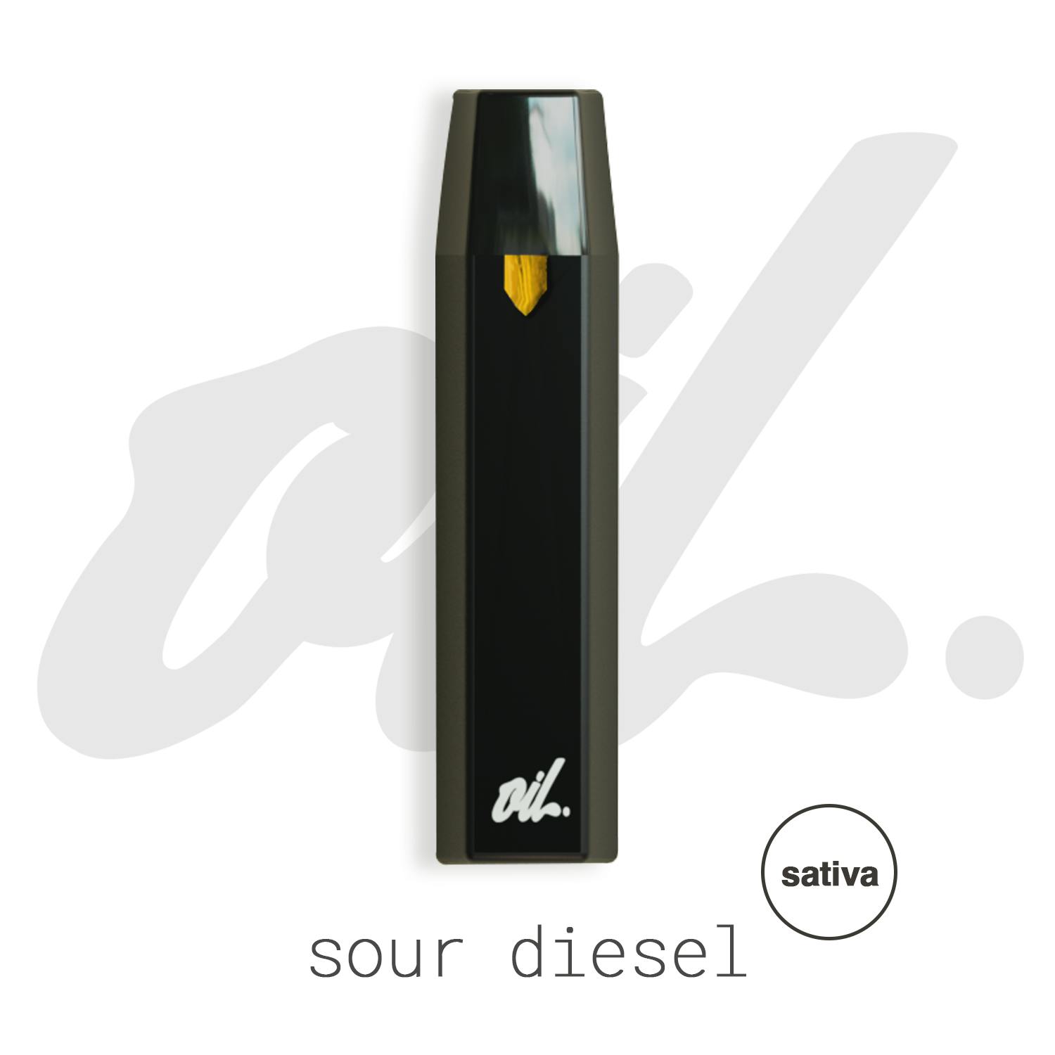 Photograph of product: Oil Disposable - Sour Diesel 1000mg