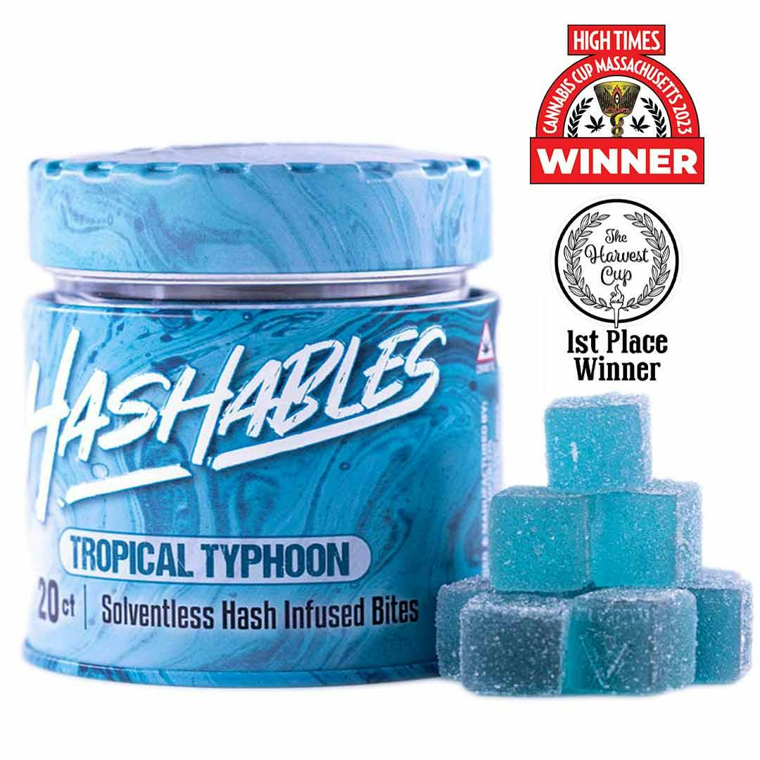 Photograph of product: Tropical Typhoon | Gummies | 20 Pack | 100MG