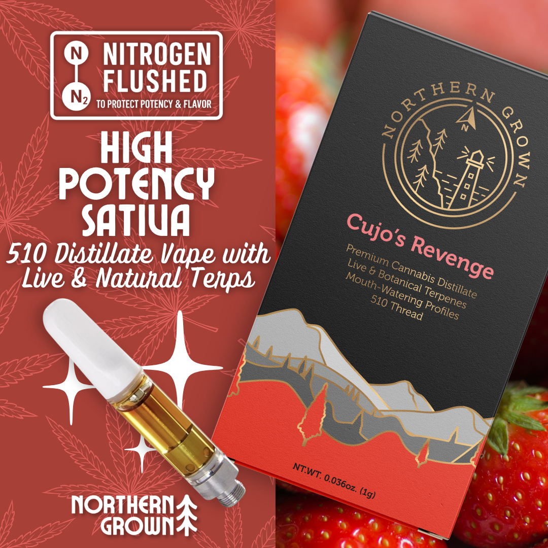 Photograph of Product: Northern Grown | Cujo's Revenge Vape | 1.0g