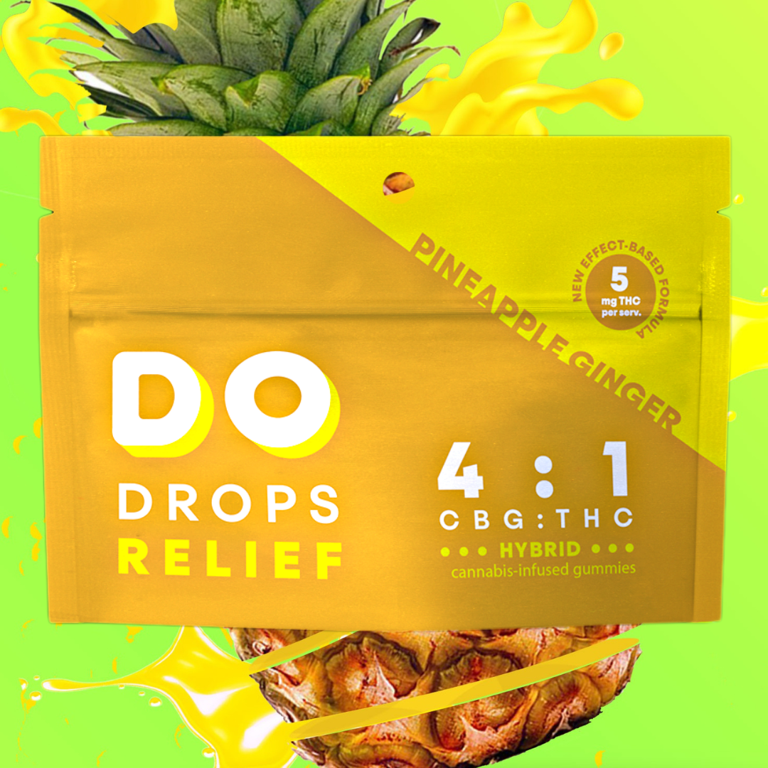 Photograph of product: Pineapple Ginger | 1:4 TH-oui : CBG | 10pk/20serv
