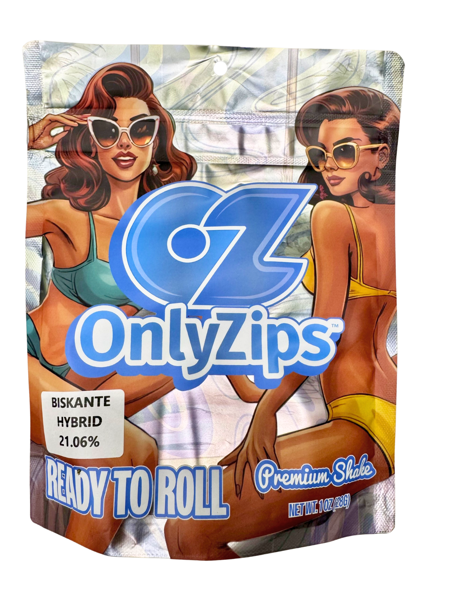 Photograph of product: OnlyZips Premium Shake Oz - Biskante - 28g