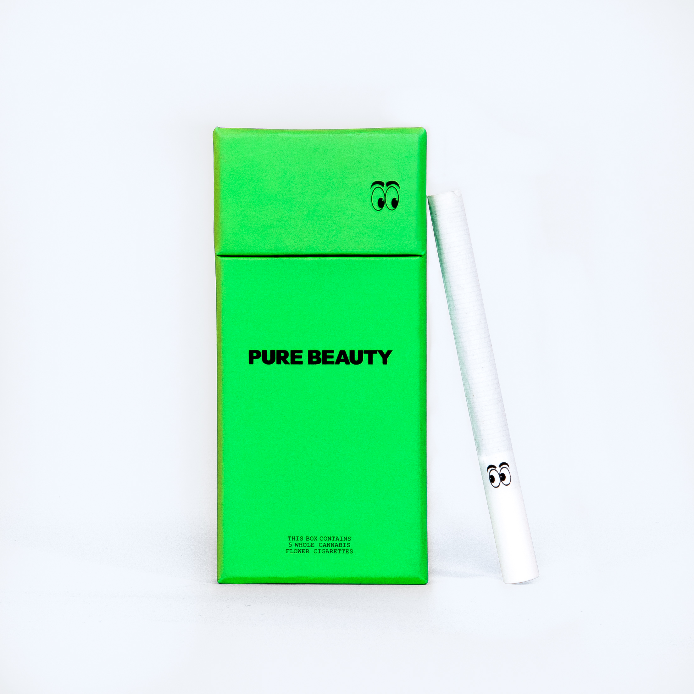 Photograph of product: HYBRID CIGS GREEN BOX 0.7G PREROLL 5 PACK
