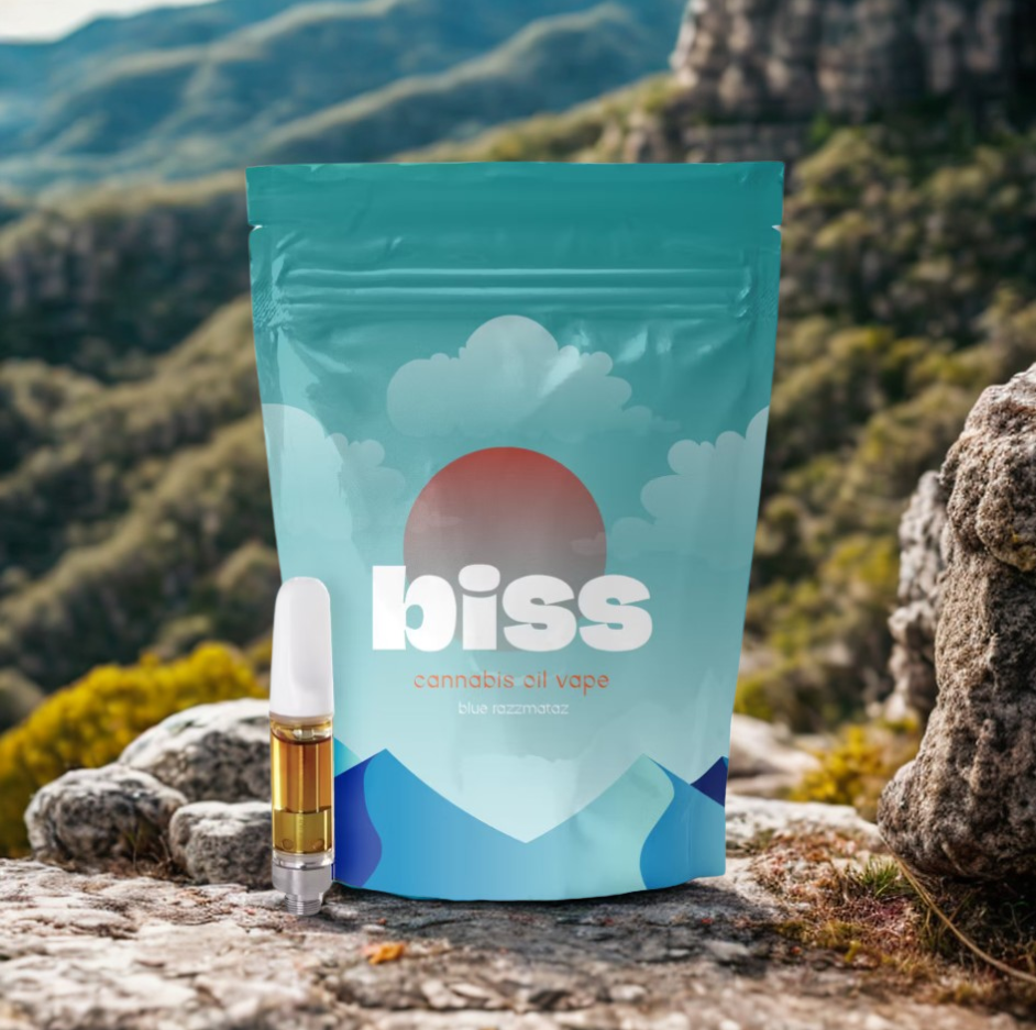Photograph of product: Biss - Blue Razmatazz RELAX - Cartridge - 1g