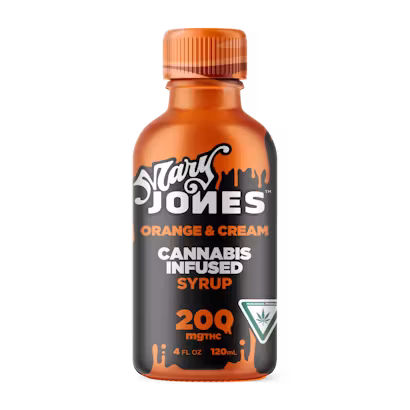 Photograph of product: MARY JONES ORANGE & CREAM SYRUP 200MG