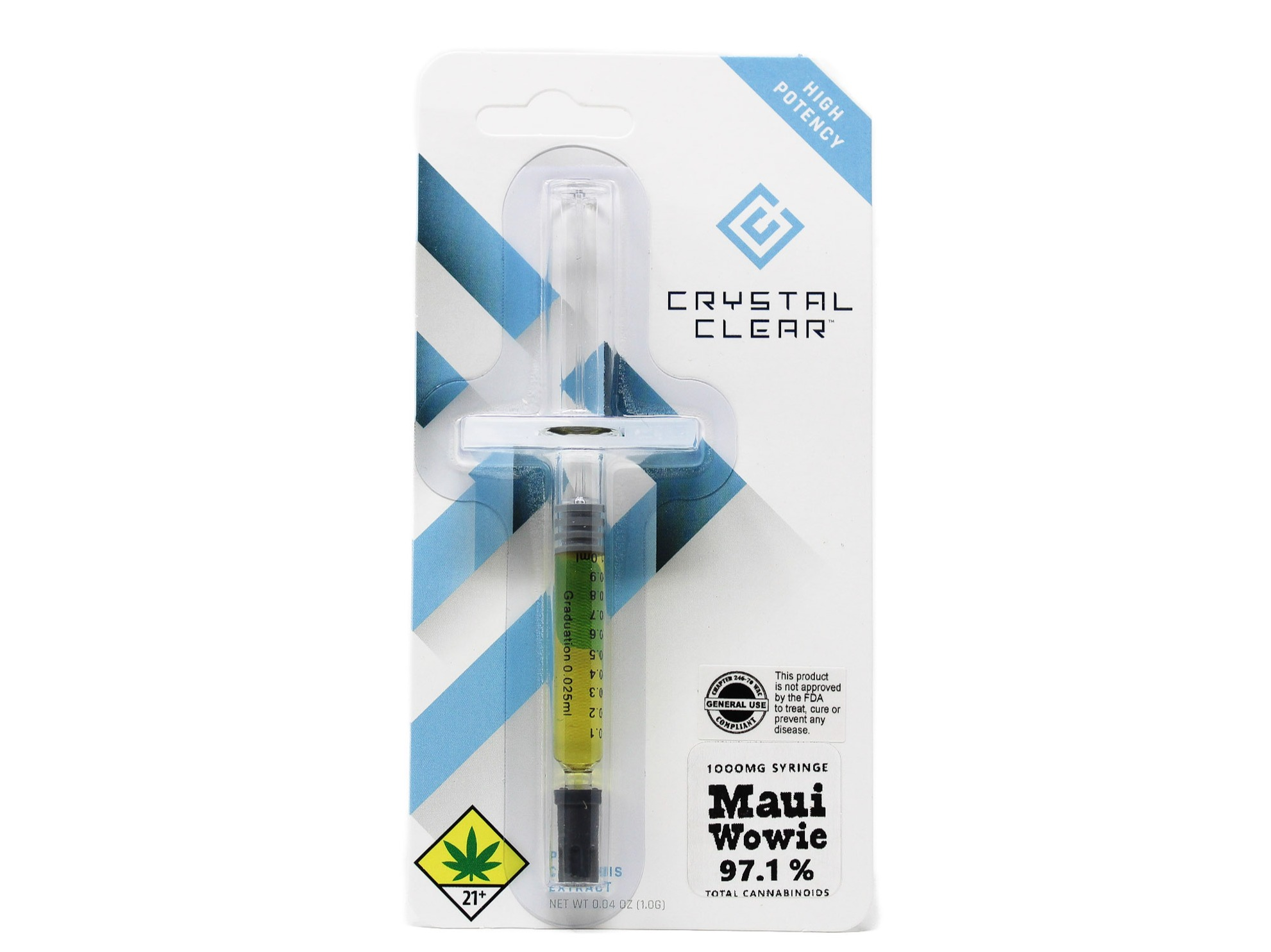 Photograph of product: NWCS Maui Wowie Distillate Syringe 42906
