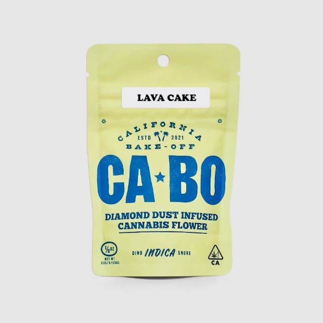 Photograph of product: Cabo - Lava Cake - Diamond Infused - 3.5g - 