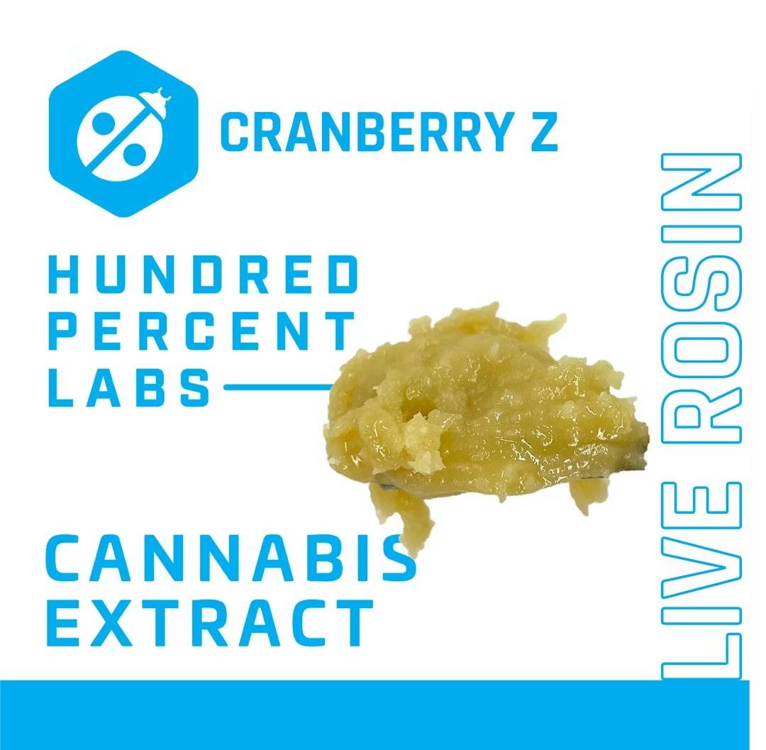 Photograph of product: Cranberry Z Live Rosin (H) [0.96g] - 
