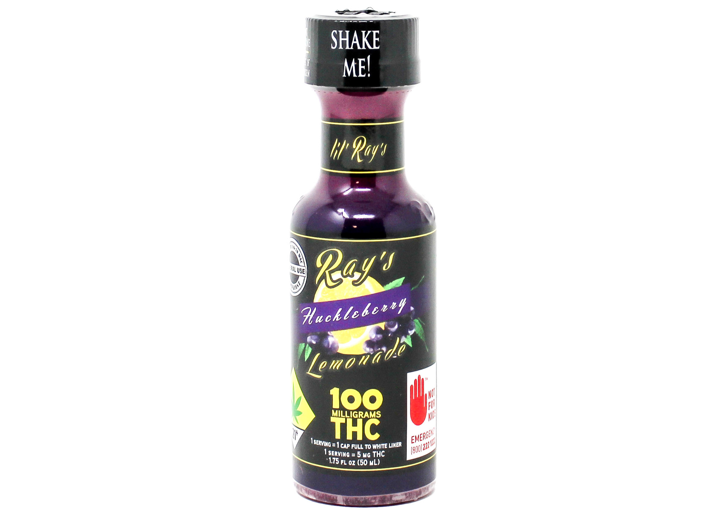 Photograph of product: DTP Lil Rays Huckleberry Lemonade Hybrid 100mg 25552