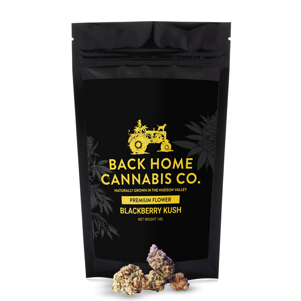 Photograph of product: Back Home Oui'd Co. - Blackberry Kush - 14g