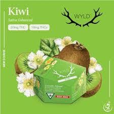 Photograph of product: WYLD | 10pc | TH-oui/CBD/CBN | KIWI