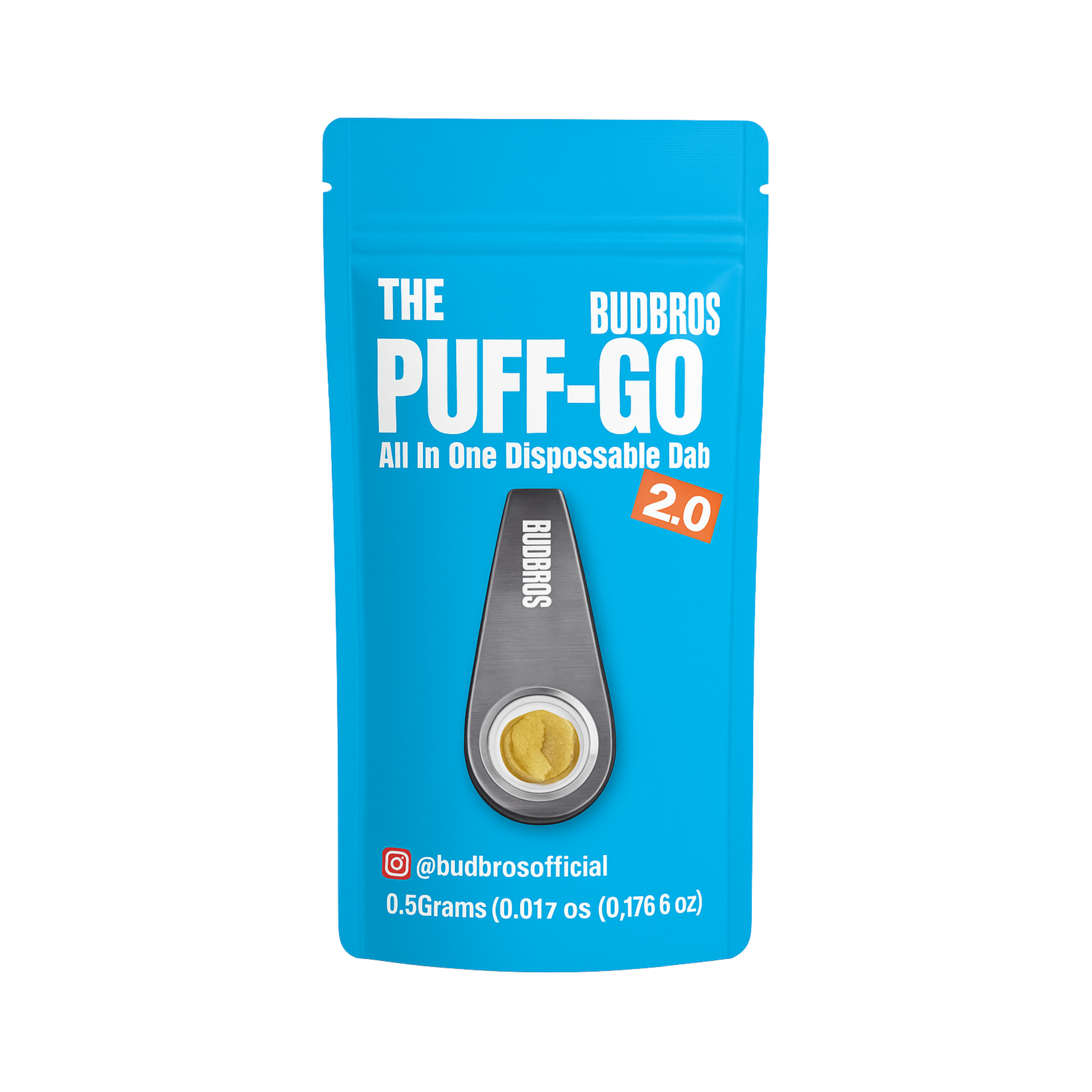 Photograph of product: BudBros Puff-Go V2 Disposable Dab .75g Singapore Sling