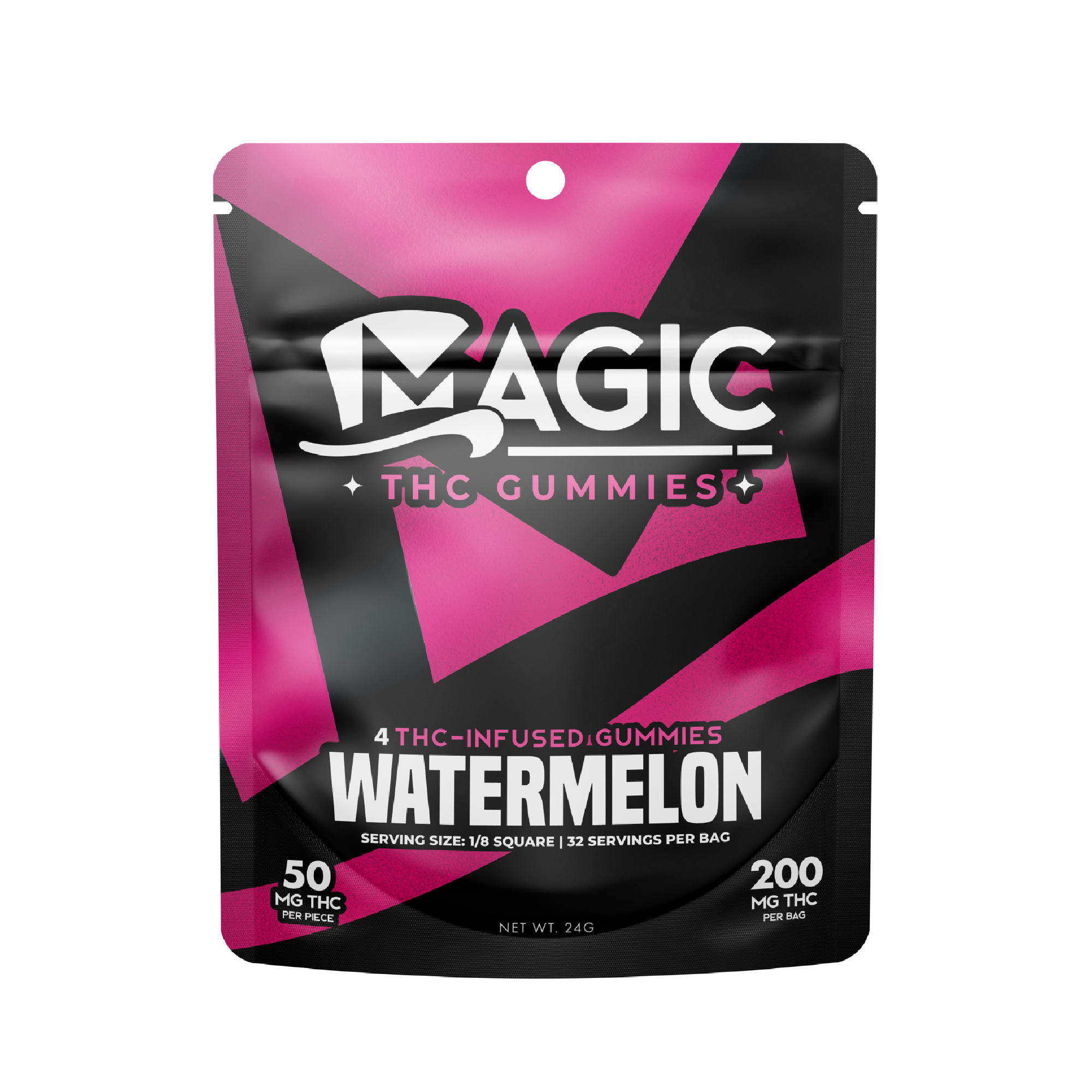 Photograph of product: Magic | Watermelon 4x50 Gummies | 200mg (AU)