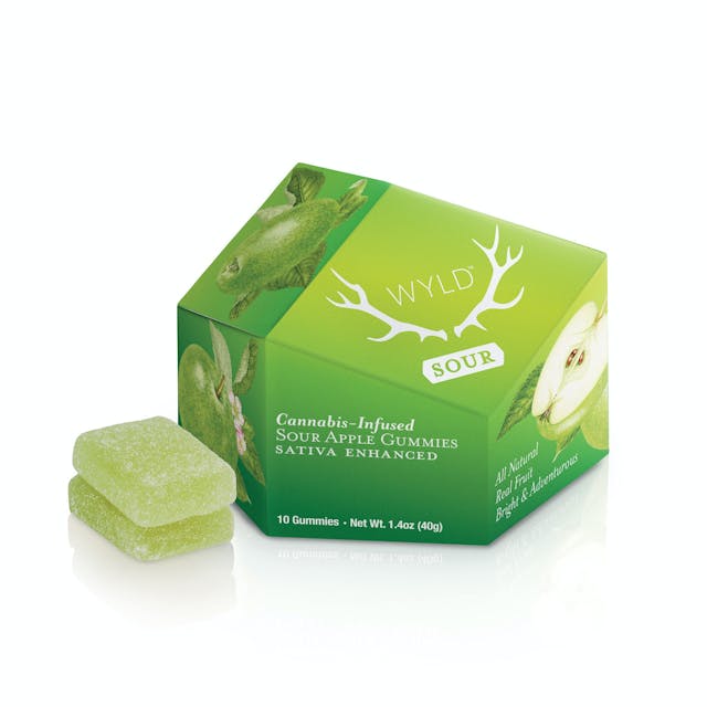 Photograph of Product: Sour Apple | 100mg Gummies