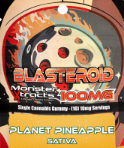 Photograph of product: Monster Xtracts Blasteroid | Planet Pineapple | Gummy | 1pc. | 100mg