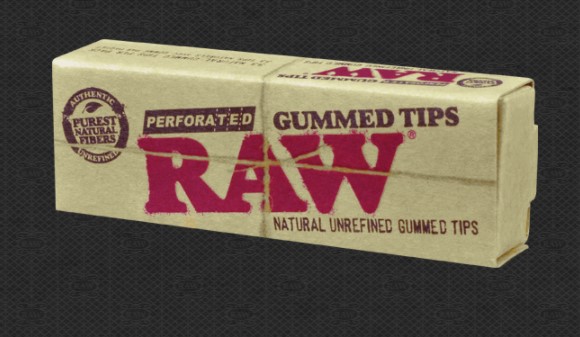 Photograph of product: RAW -  Gummed Perforated Tips