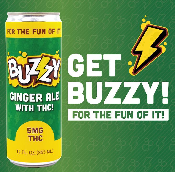 Photograph of product: Ginger Ale Soda l 5mg - Buzzy