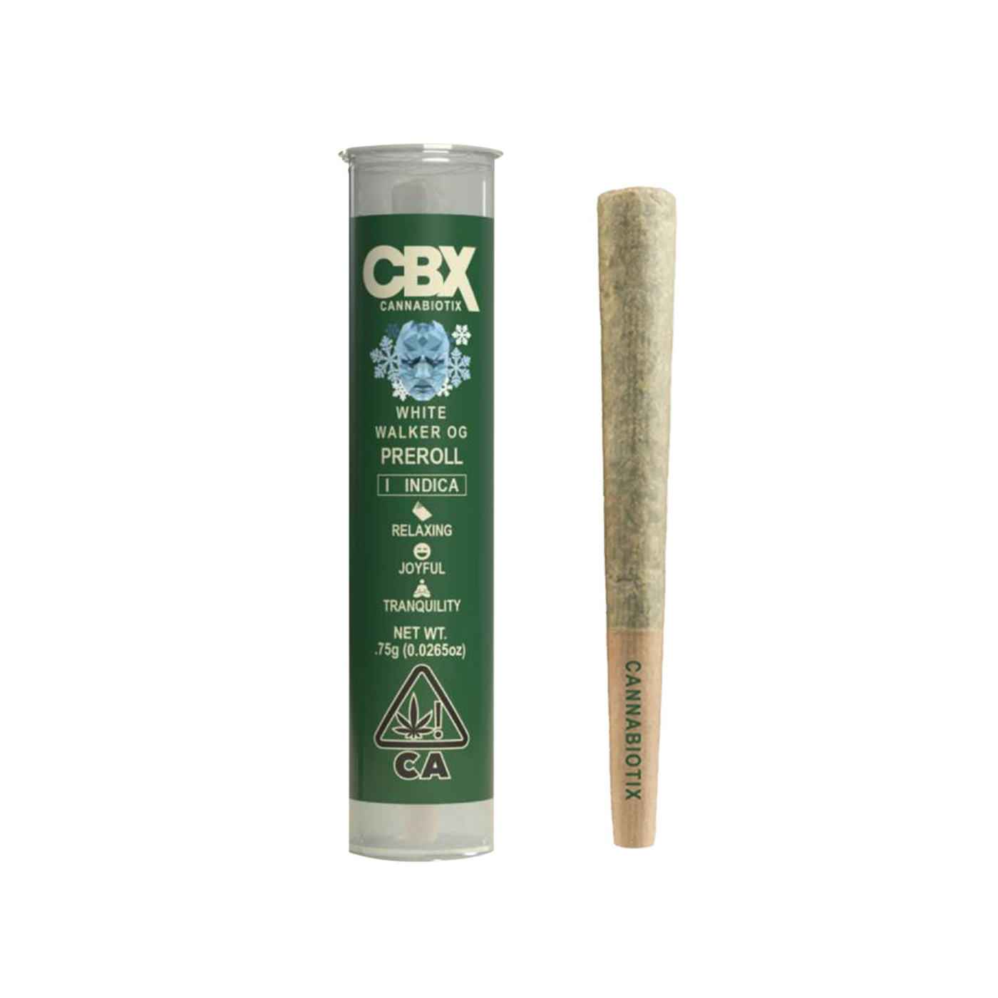 Photograph of product: White Walker OG Pre-Roll 0.75g