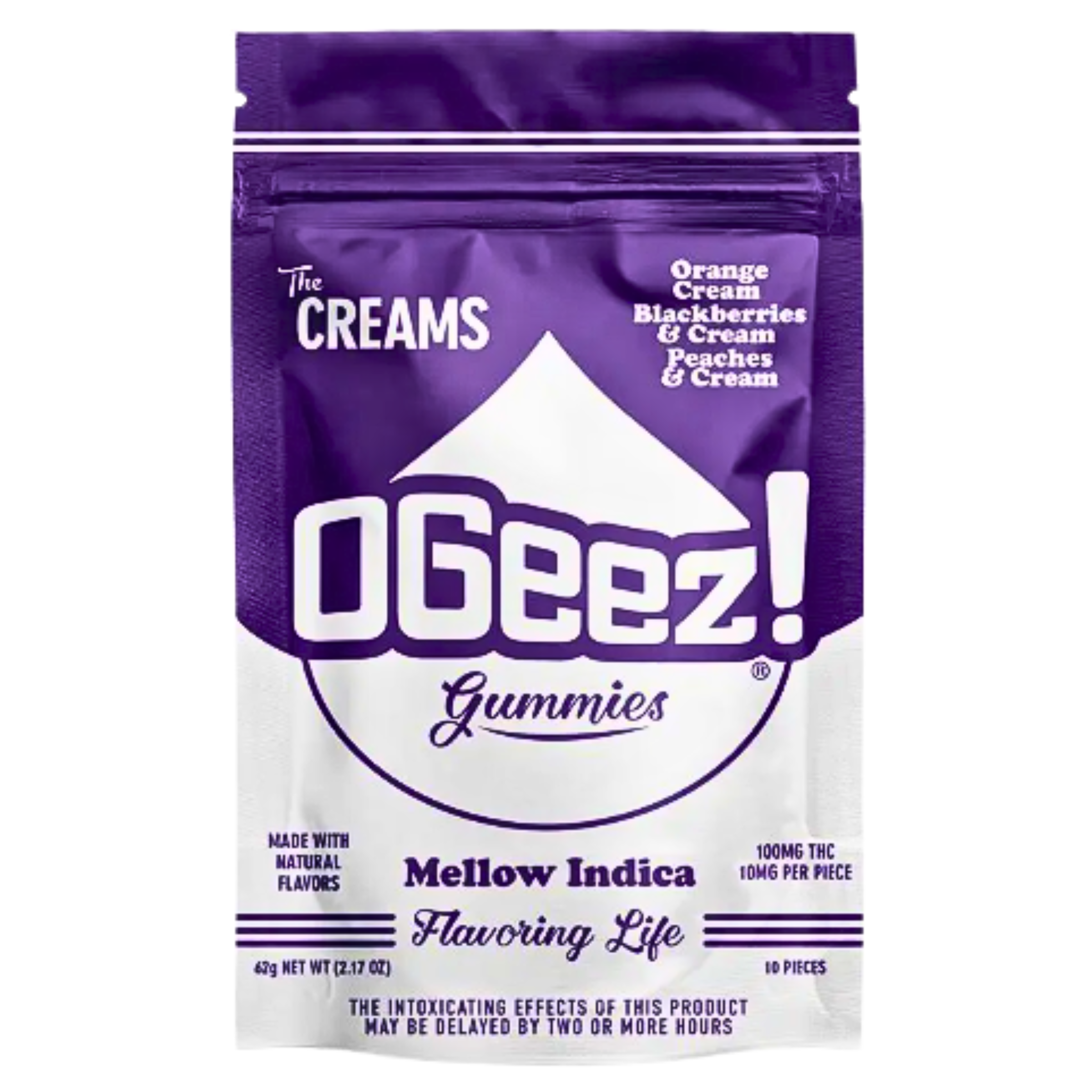 Photograph of product: OGeez | Edible | Mellow Oui'd Creams | Oui'd | 100mg