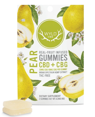 Photograph of product: WYLD CBD Pear 2:1 (CBD:CBG) 2pk