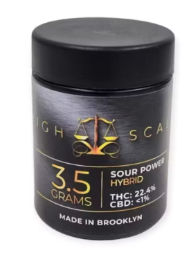 Photograph of product: High Scale | Sour Power | Flower | 3.5g