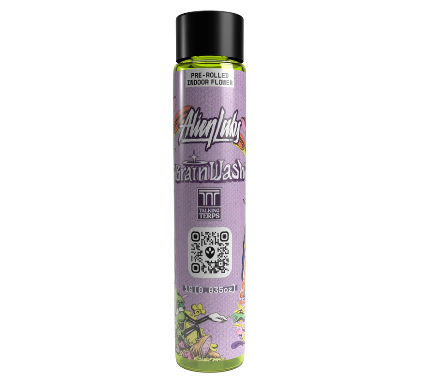 Photograph of product: BRAIN WASH | PREROLL | 1G
