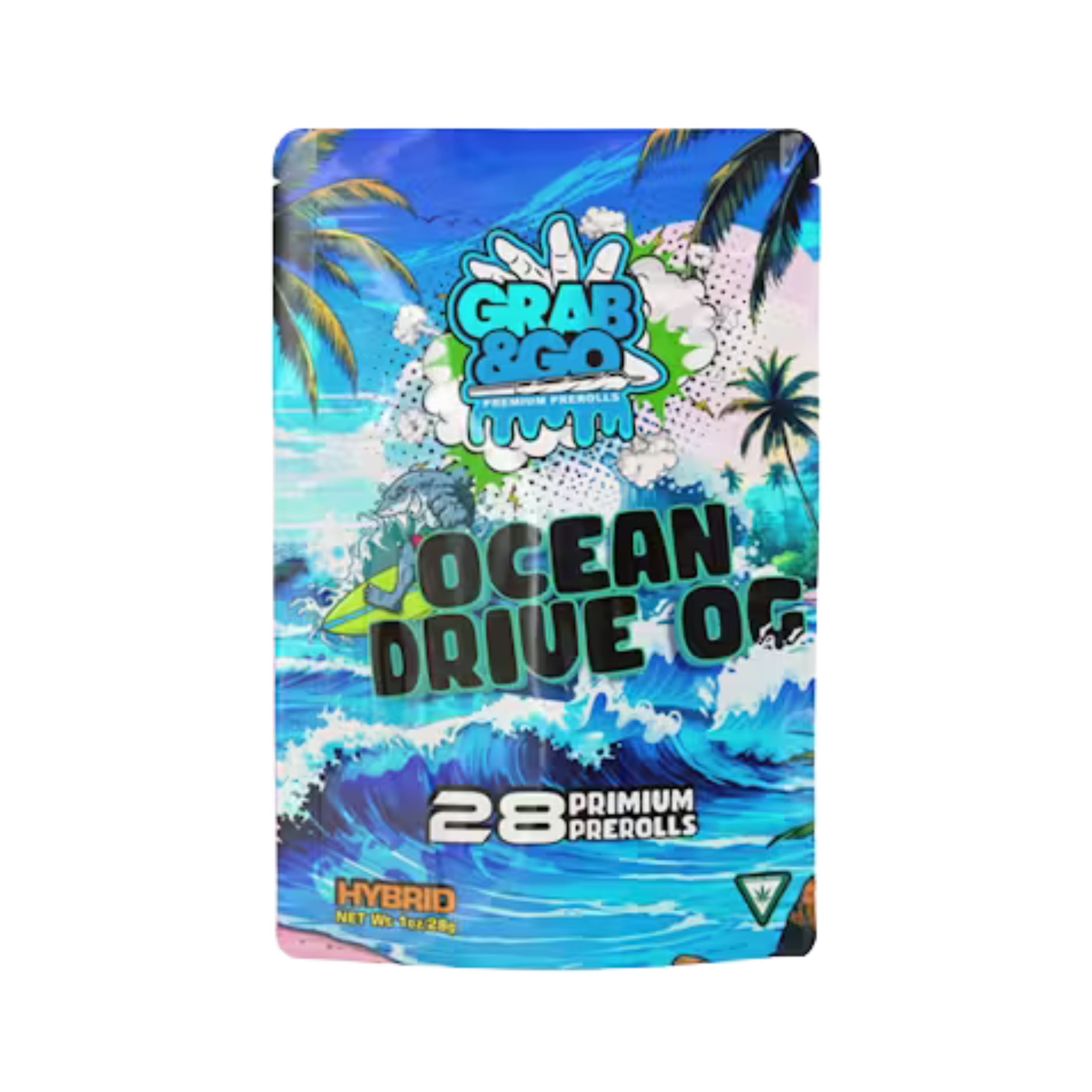 Photograph of product: Ocean Drive OG 28 x 1G Prerolls By Grab & Go