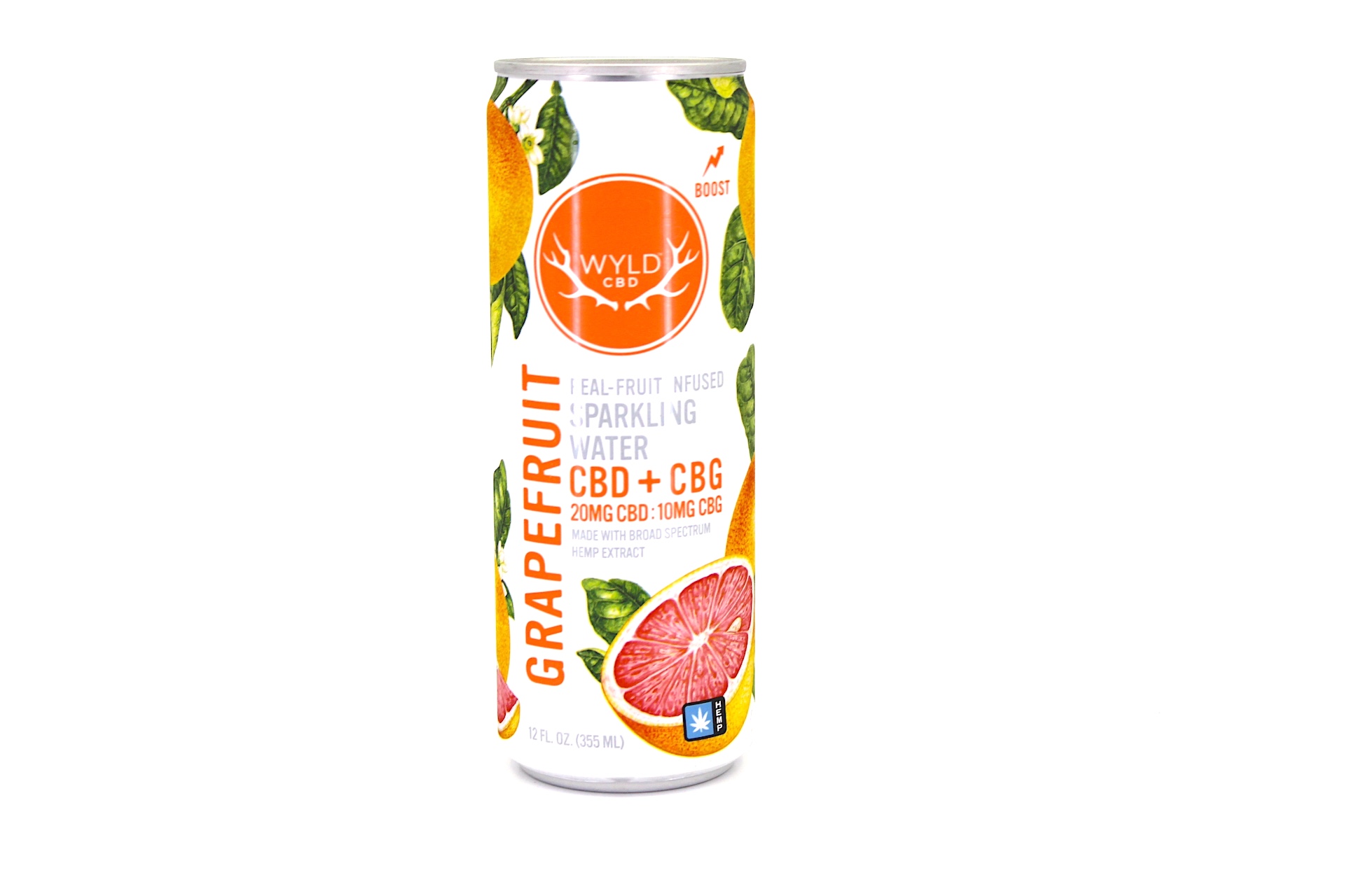 Photograph of product: WYLD - Sparkling Water - Grapefruit CBD/CBG (2:1)