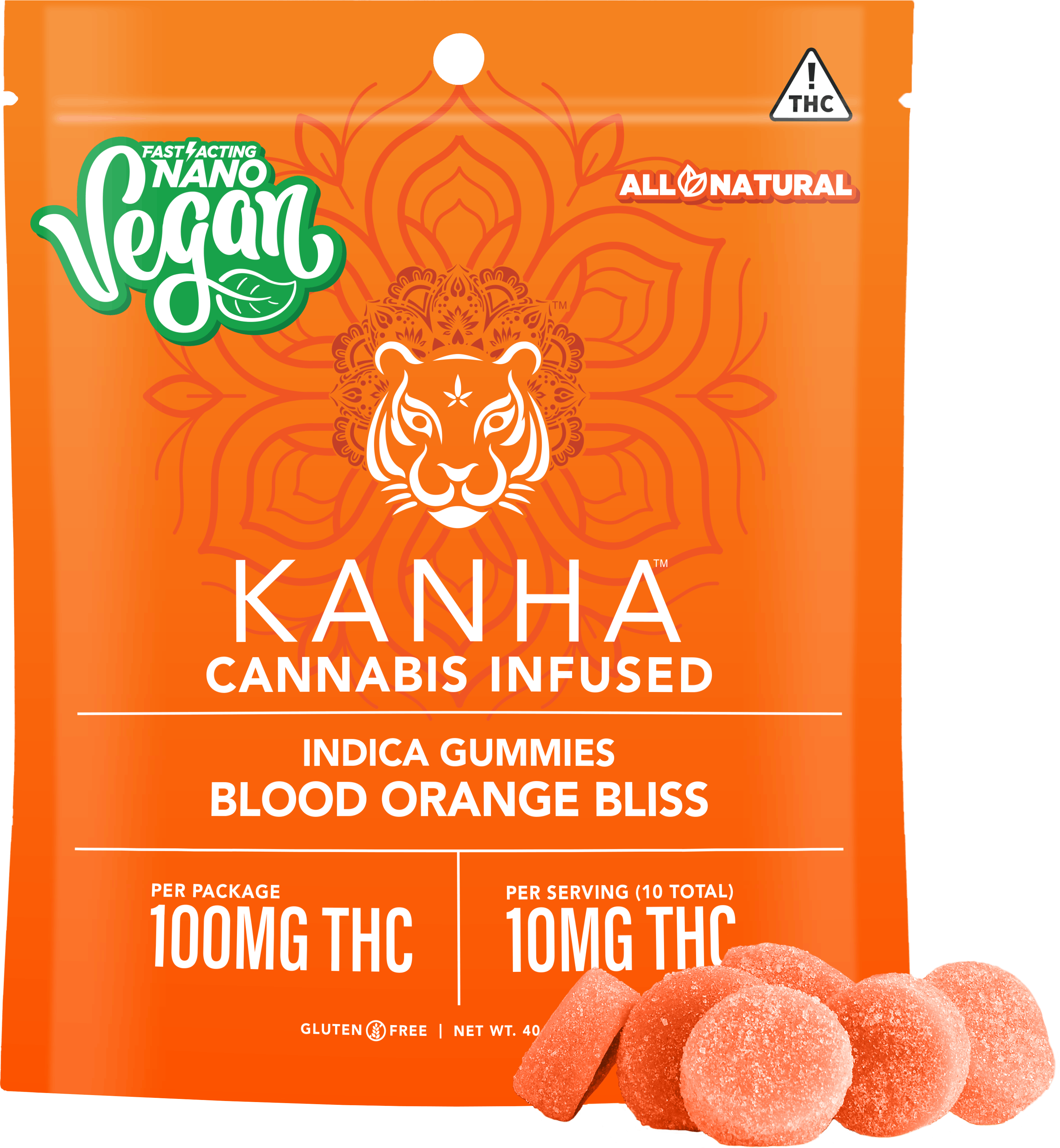 Photograph of product: Blood Orange Vegan - 100mg