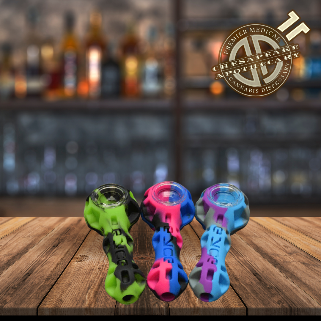 Photograph of product: Eyce | Silicone Hand Pipe | Assorted Colors