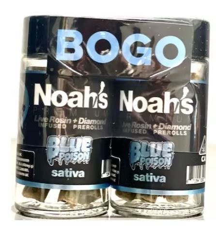 Photograph of Product: Blue Poison Two 5 x .5g packs Infused - 