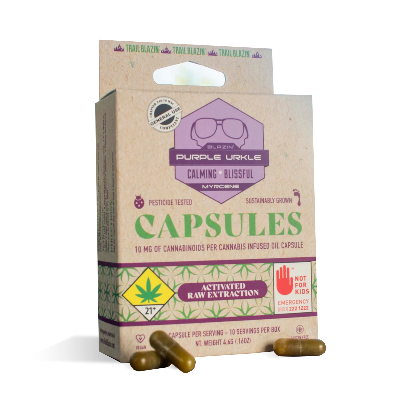 Photograph of Product: Purple Urkle Capsules