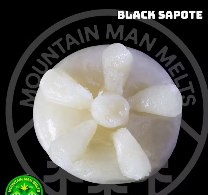 Photograph of product: Mountain Man Melts Black Sapote Living Soil Live Rosin