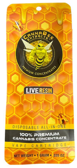 Photograph of product: Cannabee  | Jar Jar Stinks Live Resin (Oui'd) Disposable Vaporizer