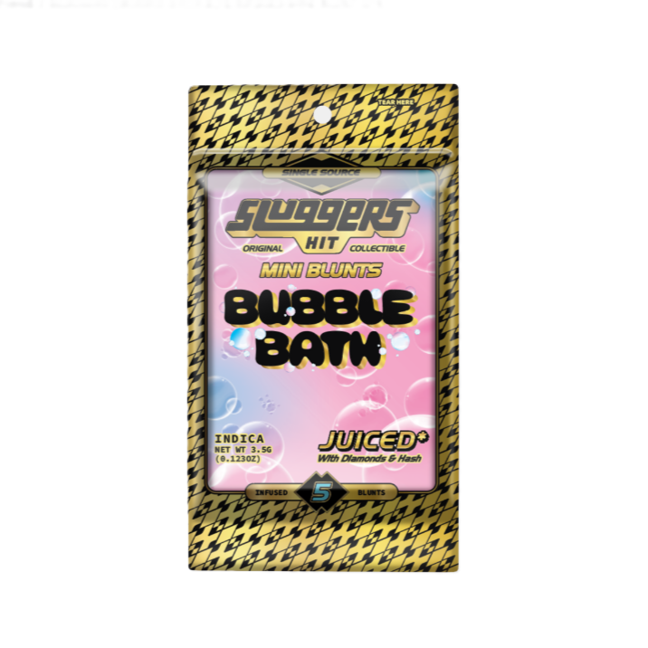 Photograph of product: BUBBLE BATH 3.5G INFUSED MINI BLUNT 5 PACK