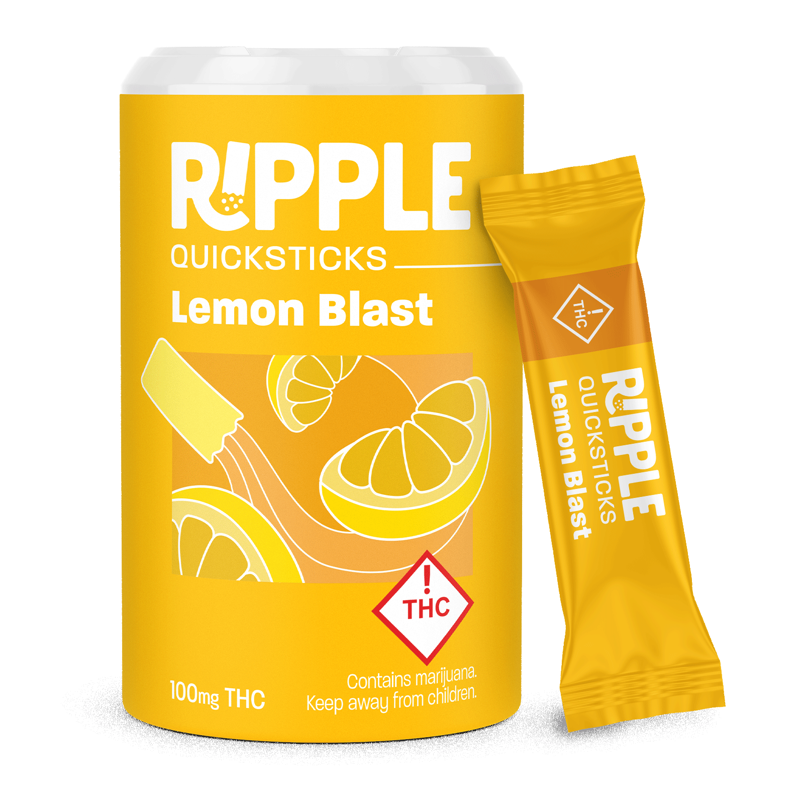 Photograph of product: Ripple - RipSticks - Pineapple (S) 100mg
