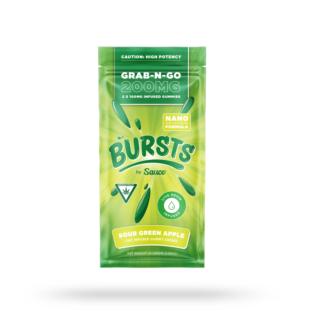 Photograph of product: Sauce - Grab-N-Go Sour Green Apple - 200mg