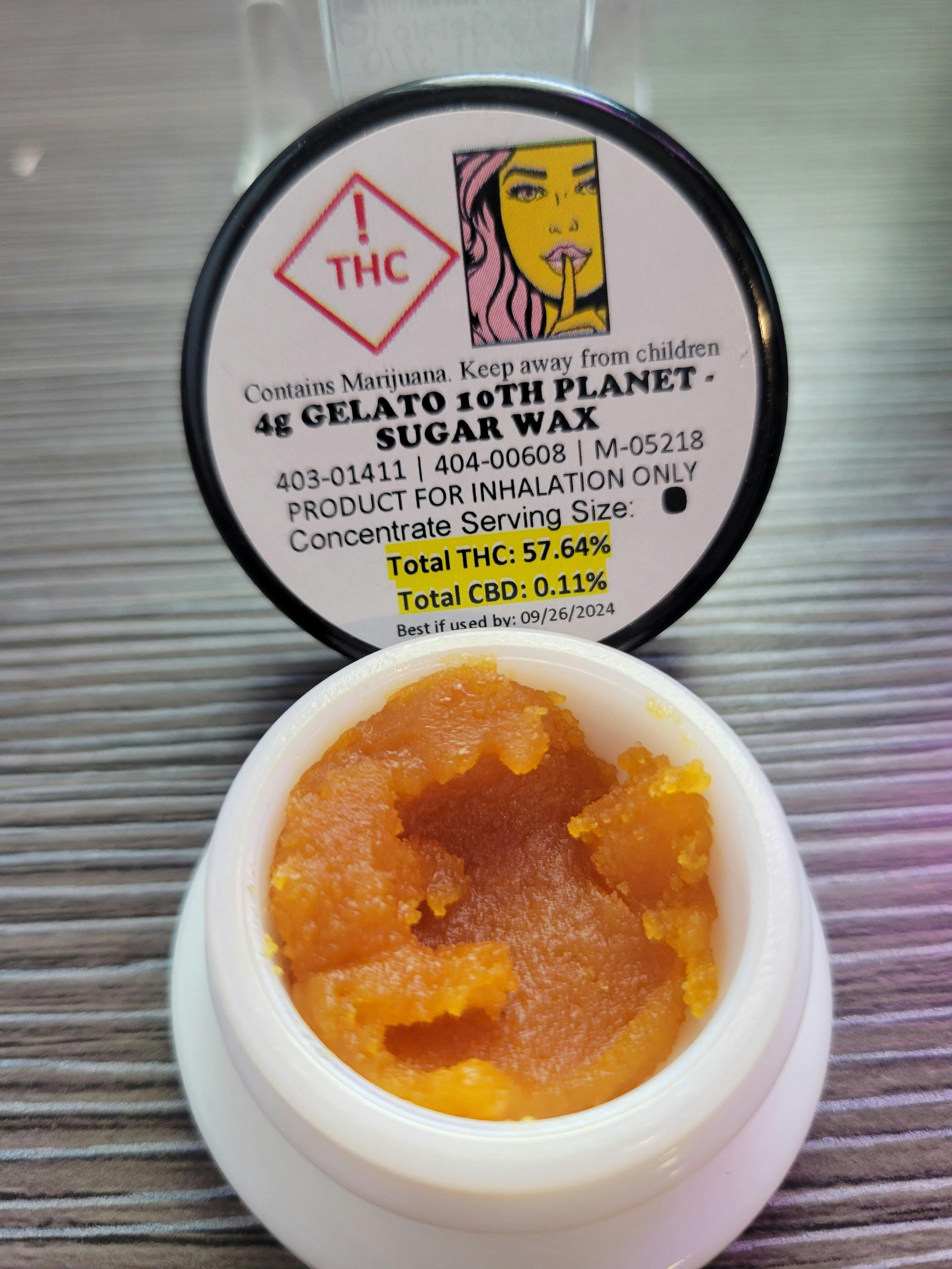 Photograph of product: 4g Bucket - Gelato 10th Planet sugar wax