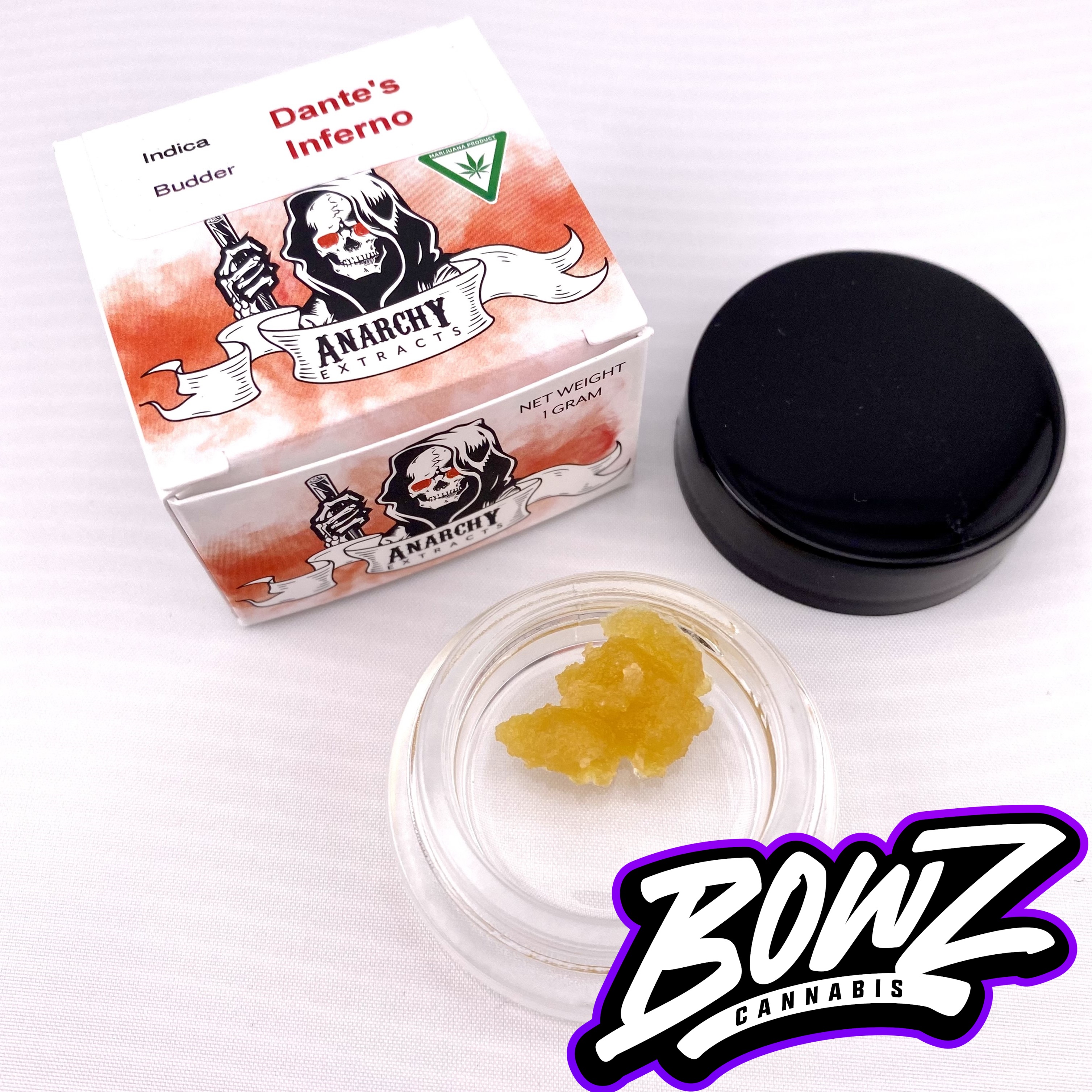 Photograph of product: Anarchy Extracts - Concentrate Budder - (1g) - Oui'd - **PERMANENT MARKER** (8/$50)