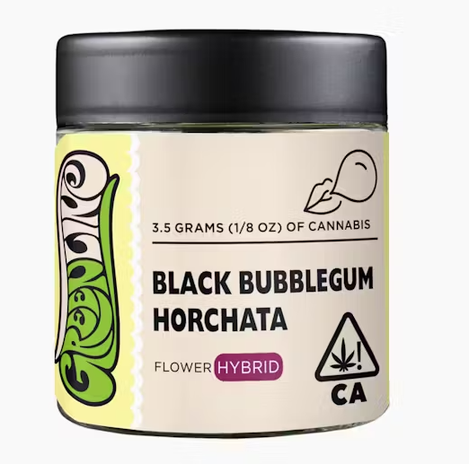 Photograph of product: Greenline Black Bubblegum Horchata Hybrid Flower 3.5g
