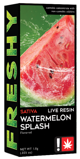 Photograph of product: Cartridge - 1g Flavored Freshy Live Resin - Watermelon Splash