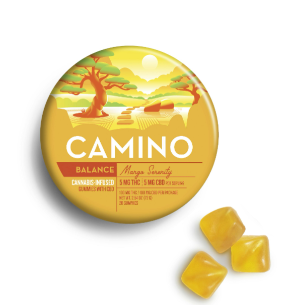 Photograph of product: Mango Serenity CBD 1:1 | 100 mg