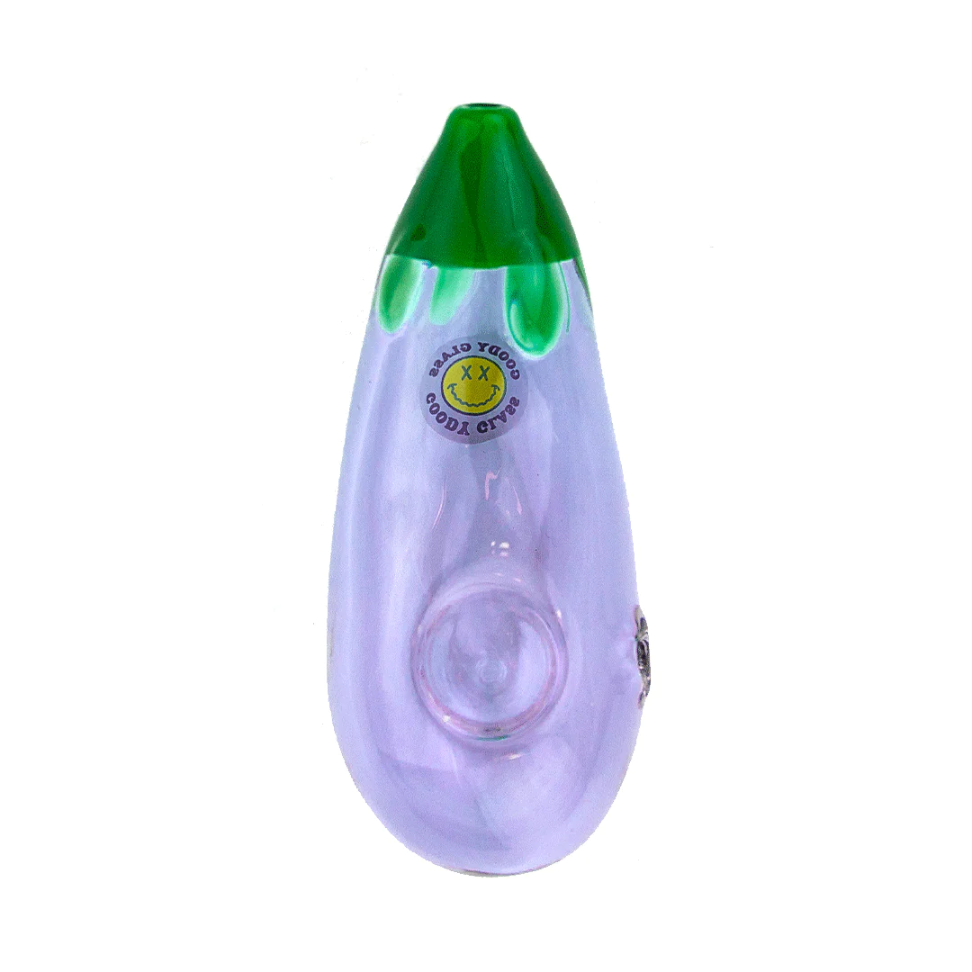 Photograph of product: Goody Glass Eggplant Hand Pipe