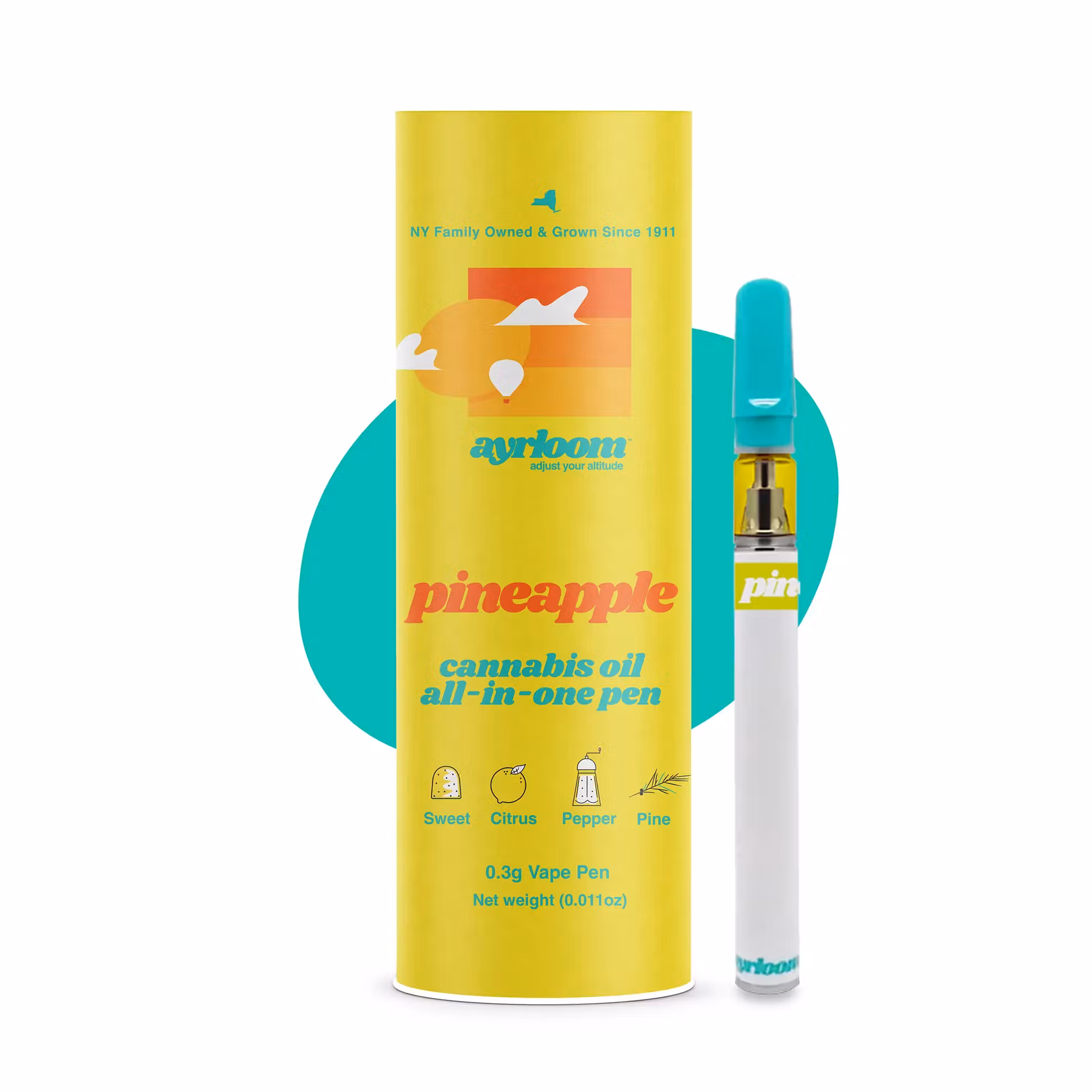Photograph of product: Pineapple Express- AYRLOOM- Disposable