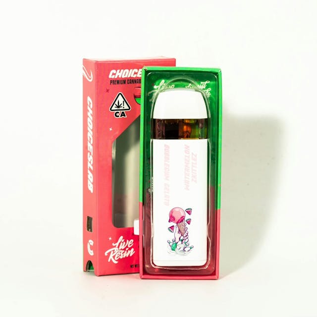 Photograph of product: Bubblegum Gelato x Watermelon | 1g All-In-One - 