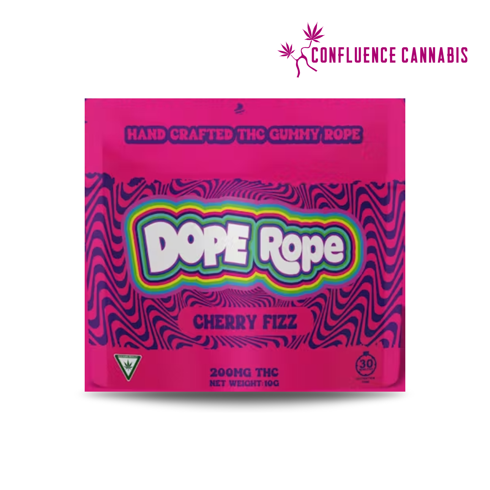 Photograph of product: Cherry Fizz Gummy Rope