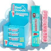 Photograph of product: Feel Goods 100mg Raspberry Lemonade Gummy Straw