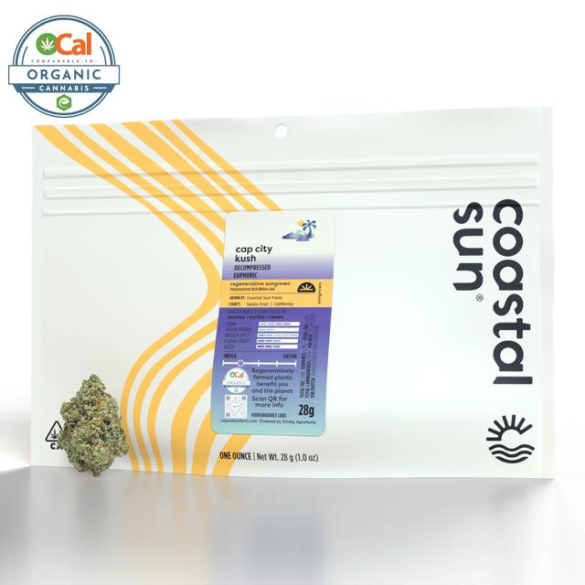 Photograph of product: Cap City Kush - OCal Sungrown Flower 28g - 