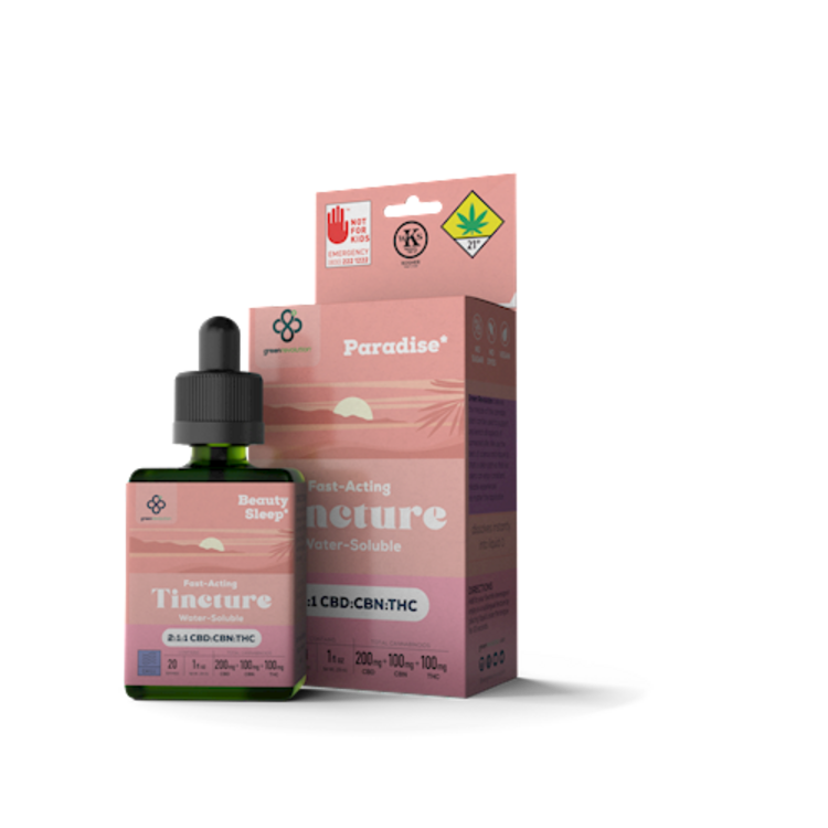 Photograph of product: Green Revolution: Paradise - 2:1:1 CBD/TH-oui/CBN Nano Tincture 300mg
