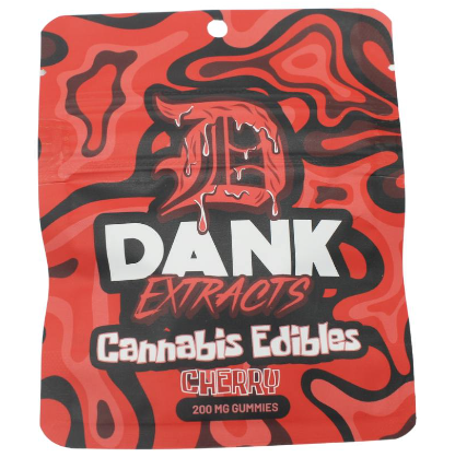 Photograph of product: DANK: Cherry 200MG Gummies